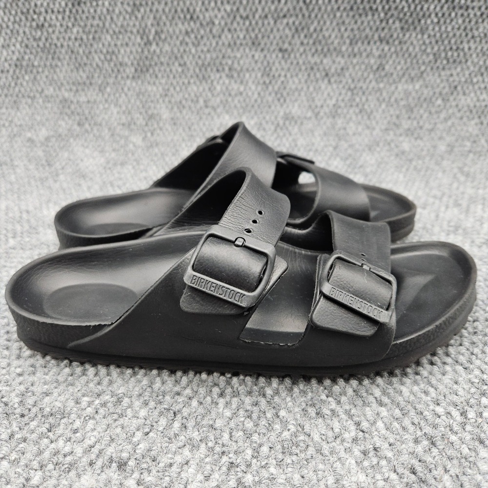 Birkenstock (Women's EU 40 US 9) Black Arizona EVA Sandals Slides Slip On Rubber - Picture 5 of 9